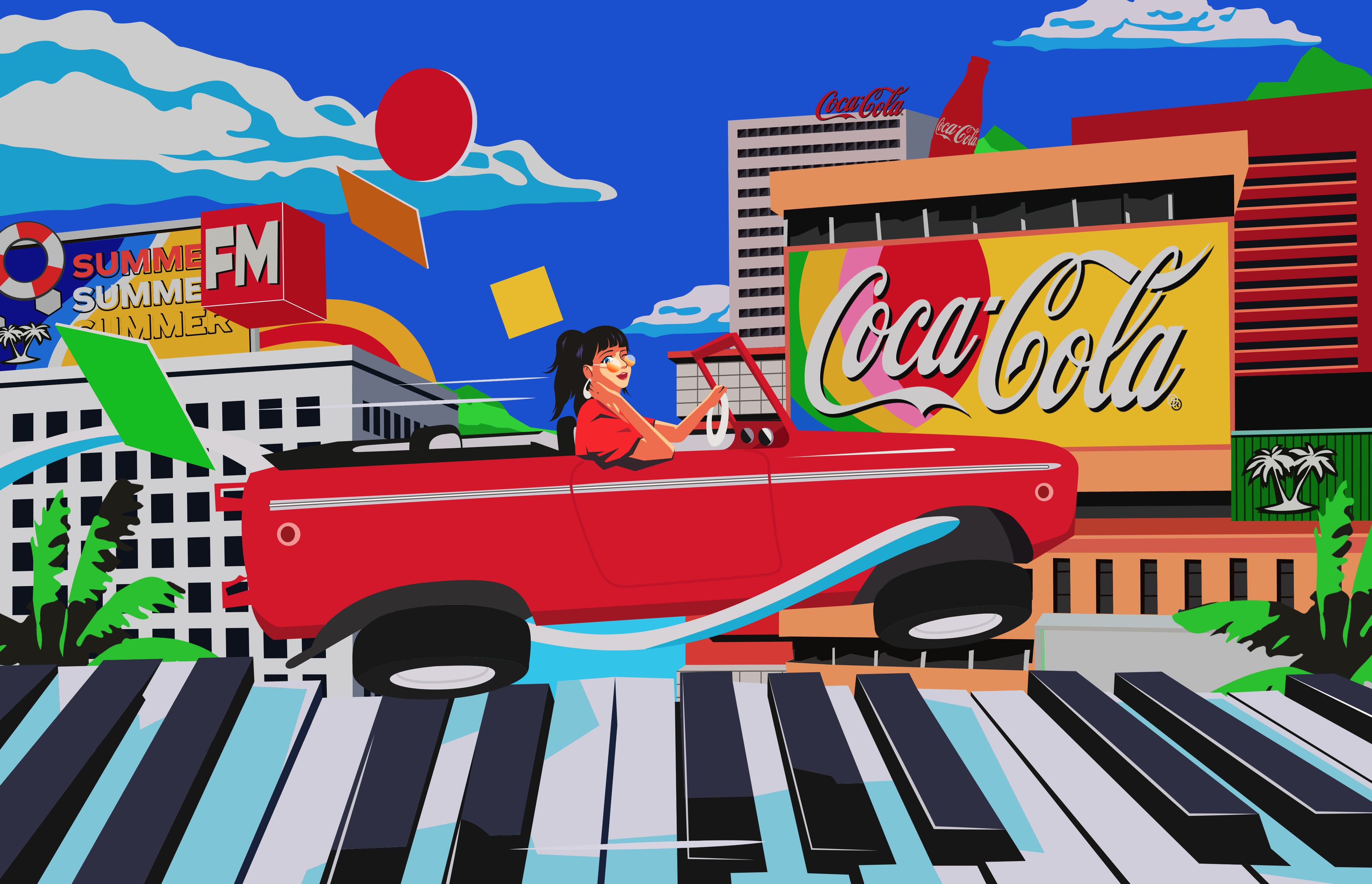 Coke Break scene design